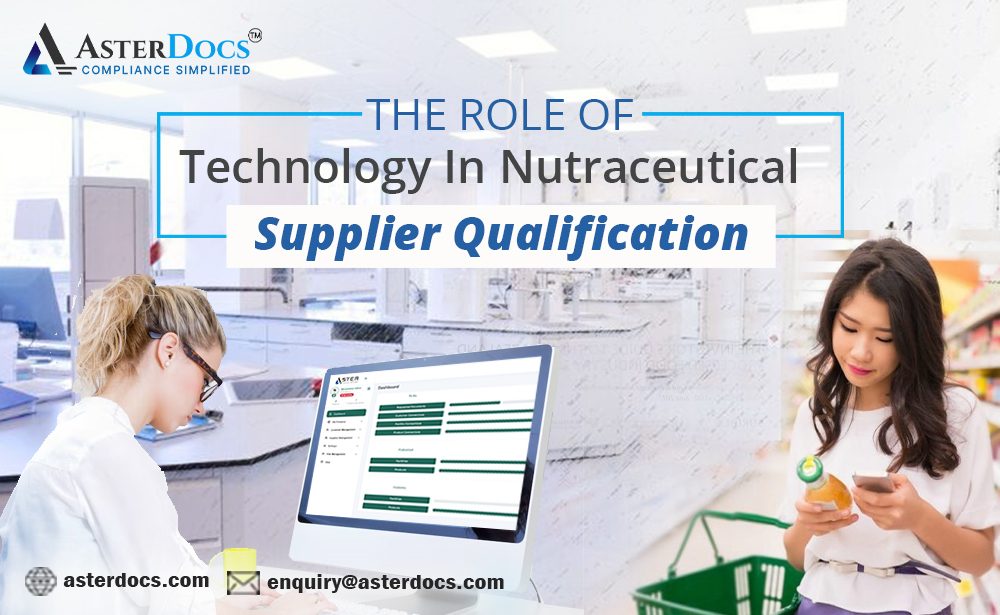 Nutraceutical Supplier Qualification