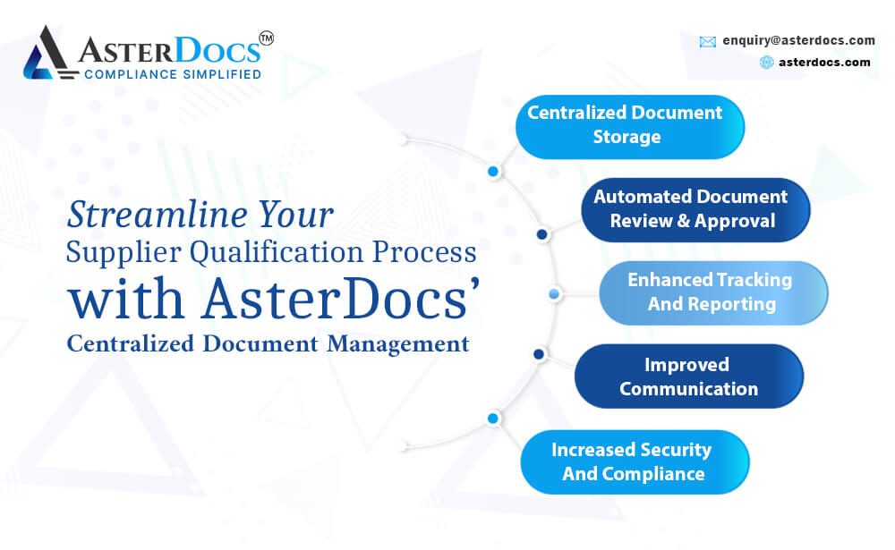 Supplier Qualification with Centralized Document Management