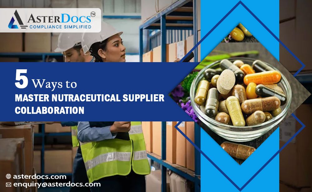 Nutraceutical Supplier Collaboration
