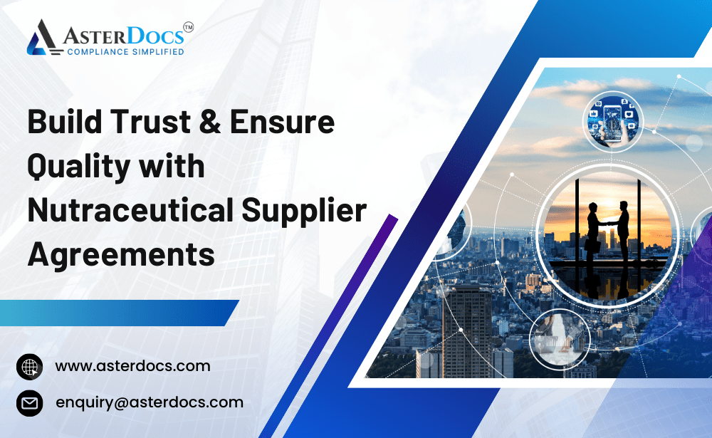 The Importance of Nutraceutical Supplier Quality Agreements